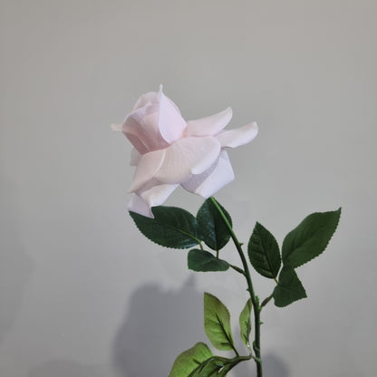 Real Touch Light Pink Open Rose