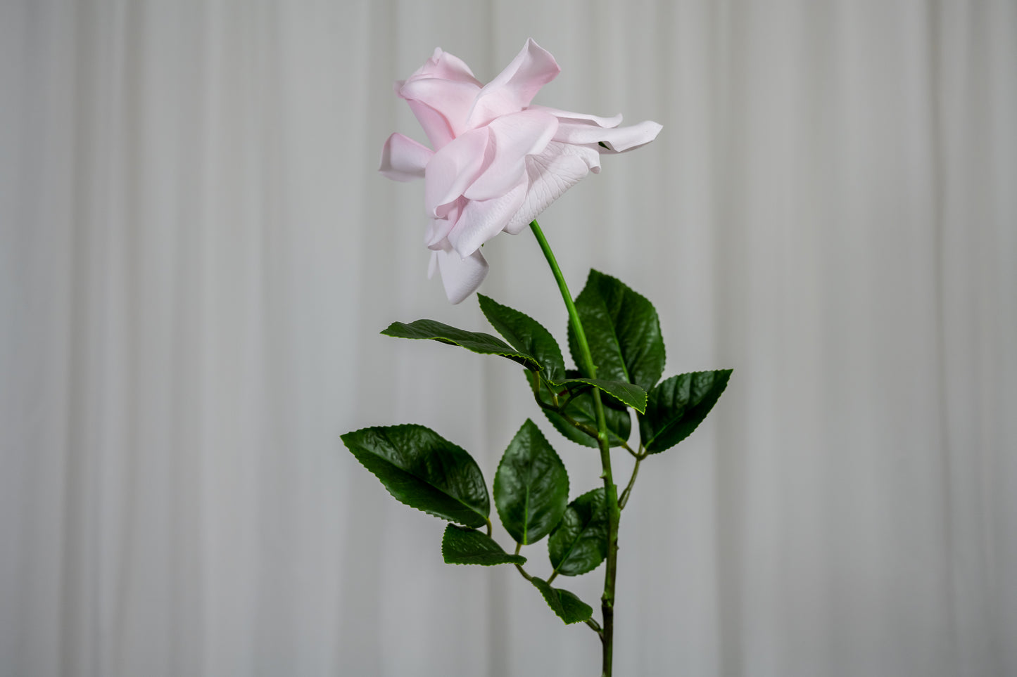 Real Touch Light Pink Open Rose